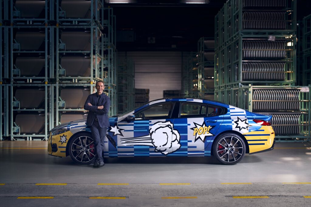 01 THE 8 X JEFF KOONS Limited edition of the BMW M850i xDrive Gran Coupe designed by Jeff Koons