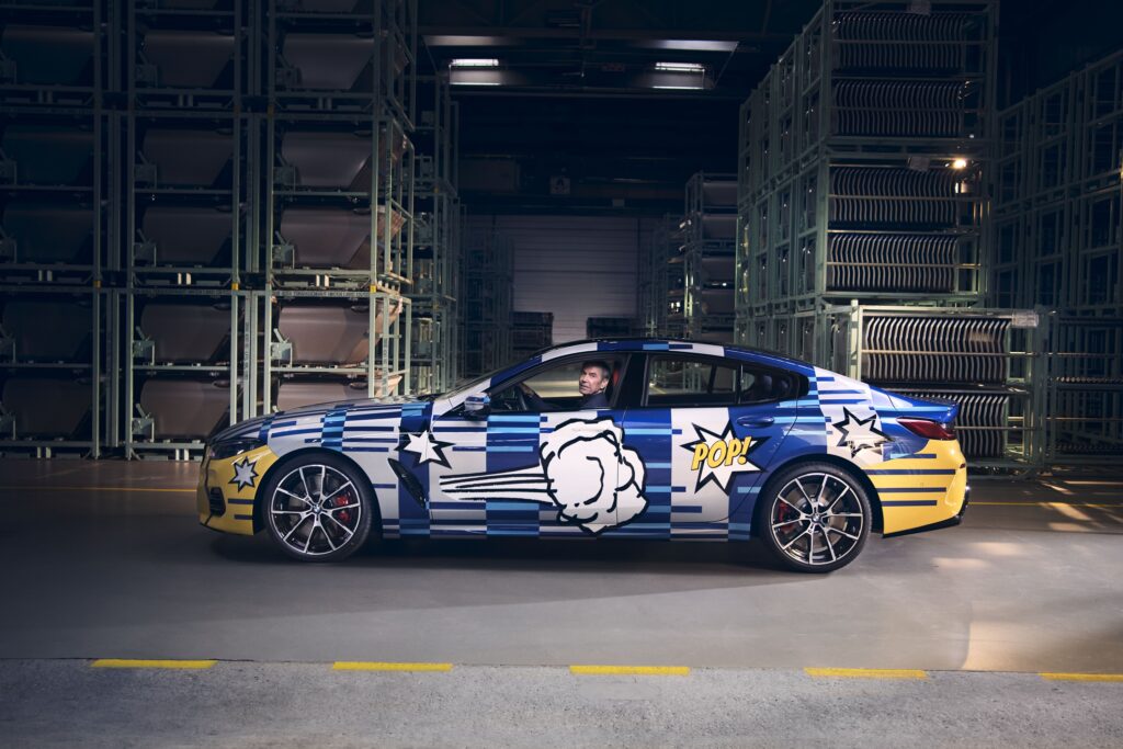 03 THE 8 X JEFF KOONS Limited edition of the BMW M850i xDrive Gran Coupe designed by Jeff Koons