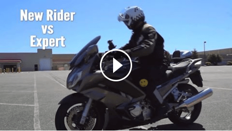 Motorcycle riding and braking tips practice