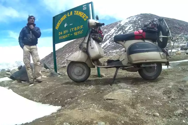 A Splendid Ride To The Top Of The World On A 2 Stroke Scooter
