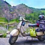 Pangi Valley on scooter chetak
