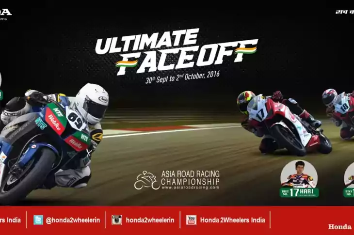 Ultimate faceoff Honda racers in Asia Road Racing Championship