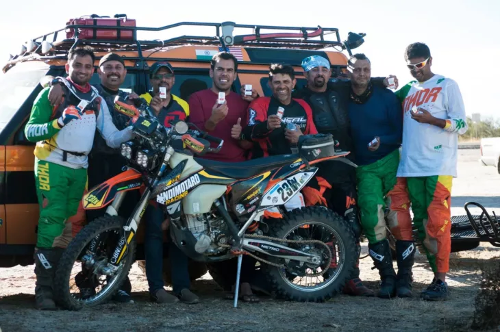 Nick Singh Sarao First Baja 100 team from India jpg webp