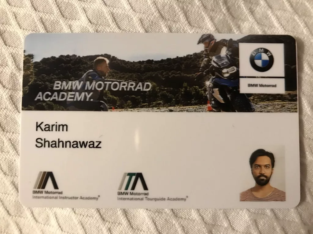 Shahnawaz Karim IIA Instructor BMW Motorrad 2 jpeg